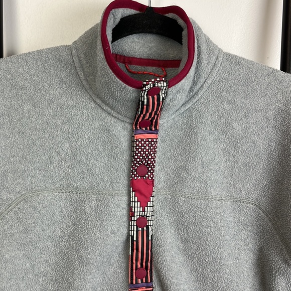 - Burton Indigo Guatikat Monument Heather Anouk Fleece Anorak Women Size XS - Picture 6 of 11